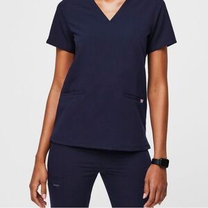 Figs Scrub top size xs Navy